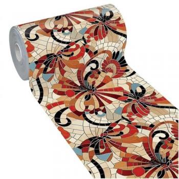 Alfombra de Cocina Antimanchas de PVC Suave 51x250 cm Antideslizante y Lavable