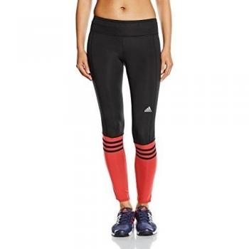 adidas RS L TGT W - Mallas para mujer, color negro / rojo, talla S
