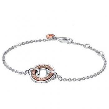 PANDORA Signature Logo & Pavé Two-Tone Bracelet 582741C01