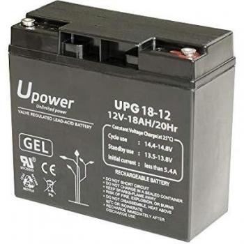 Master U-Power Bateria Plomo Gel UPG 18Ah 12V
