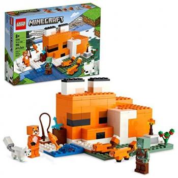 Minecraft Fox Lodge Building Kit - 21178 Toy House Playset for Ages 8+ (193 Pieces)