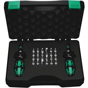 Juego de Destornilladores Dinamométricos Wera 7440/41, 26 piezas, ajuste de torque de 0,3-3 Nm, incluye puntas Berbiquí Torque y Ranurado Plus Hexagonal