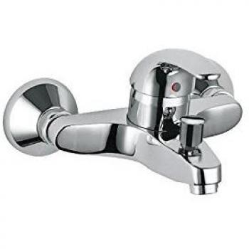 Tres griferia monomando banerazducha ducha de mano anticalcarea con soporte orientable flexo doble engatillado 172370