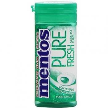 Mentos - Pure Fresh - Chicles con sabor a menta - 1 paquete - [Pack de 10]