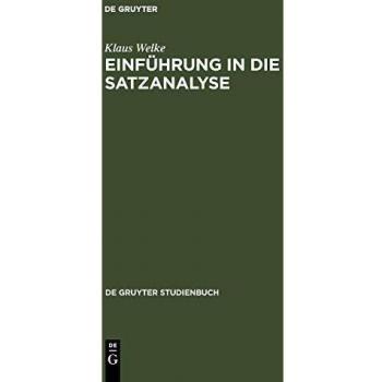 Introduction to Sentence Analysis by Klaus Welke