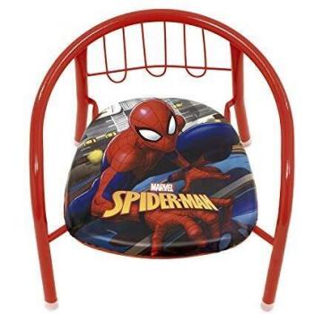 ARDITEX SM11590 Silla de Metal de 35.5x30x33.5cm de Marvel-Spiderman
