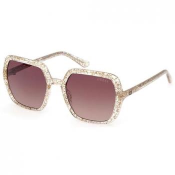 Guess Gafas de Sol GU9241 27F para Niños, Cuadradas, Plástico, Color Oro/Transparente, Lentes Graduados, Tamaño 130 mm
