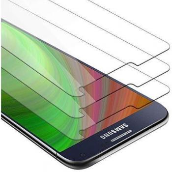 Protector de Pantalla 3x para Samsung Galaxy A7 2015 - Vidrio Templado Cristal Antibalas 9H con Compatibilidad 3D y Transparencia Elevada