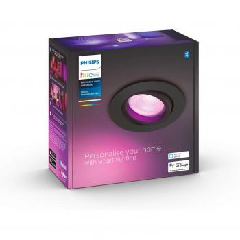 Philips Hue Centura empotrado LED redondo negro