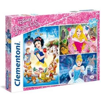 Disney Princess 3x48 Piece Puzzle Set