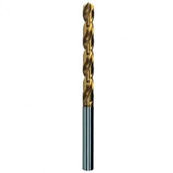 Ruko 2500175T - Broca helicoidal DIN 338, tipo N HSS-TiN, rectificada, con autocentrado, 1,75 mm