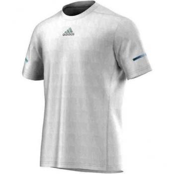 adidas Run Tee M - Camiseta para hombre, color blanco, talla M