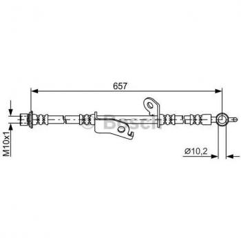 Latiguillo de freno BOSCH 1 987 481 789 - Tipo: Latiguillo de freno, Marca: BOSCH, Número de referencia: 1 987 481 789