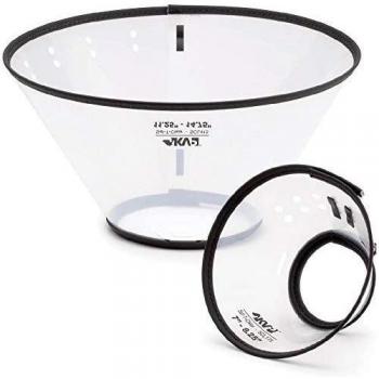 Collar Isabelino de Plástico KVP Saf-T-Clear, 30-53 cm / 23 cm