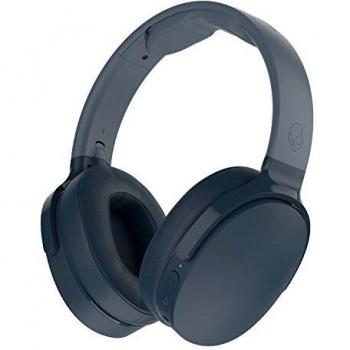 Skullcandy Hesh 3 Over-Ear Bluetooth, Auriculares Inalámbricos, con Micrófono y Batería de Carga Rápida con 22h de Duración, Almohadillas de Espuma Viscoelástica para Más Confort, Azul