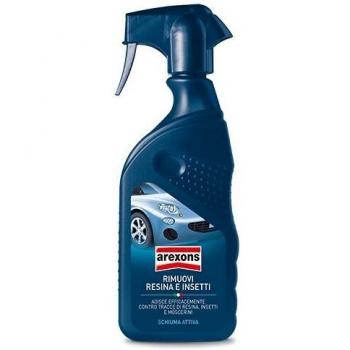 Arexons Limpiador de Resina e Insectos para Carrocería 500 ml con Espuma Activa