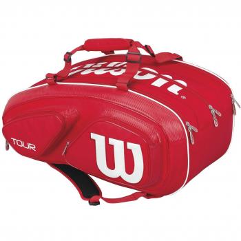 Wilson Tour V 15 Pack RD - Bolsa, color rojo, talla única