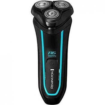 Remington Afeitadora Rotativa R6 Style Aqua - Máquina de Afeitar Inalámbrica, Cuchillas Flexibles Dual