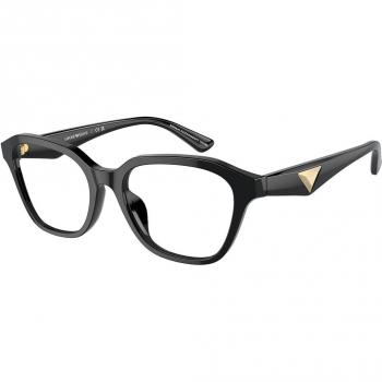 Emporio Armani EA3235U 5017 Gafas Recetadas para Mujer Negras, Armazones para Mujer Negros, 53 Lentes Recetadas Para Mujer Negros