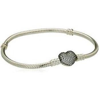 Pandora bracelet silver 590727CZ-19 Women Heart zircons