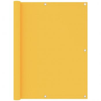 Toldo para balcón tela oxford amarillo 120x400 cm
