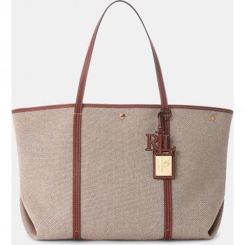 Ralph Lauren Women's Extra Large Brown Emerie Tote Bag