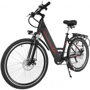 cooshional Bicicleta de Montaña Eléctrica Plegable con Pantalla del Manillar