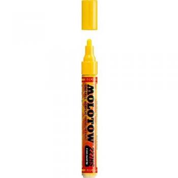 Marcador Permanente Molotow One4All 227 HS Recargable Punta 4mm Color Amarillo Zinc