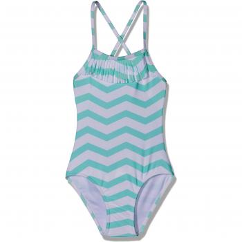 Gocco Zig Zag, Trajes de Baño de Una Pieza para Niñas, Verde