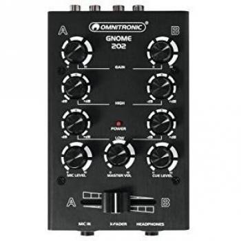 OMNITRONIC GNOME 202 MINI MIXER BLACK