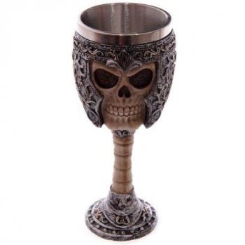 Puckator SK153 - Cáliz diseño de Calavera guerrera