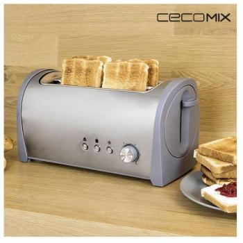 Tostadora Cecomix Steel 2L 3037 1400W