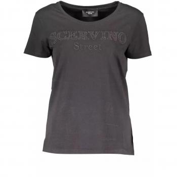 Ermanno Scervino Chic Logo T-Shirt - Black Cotton Top - XS
