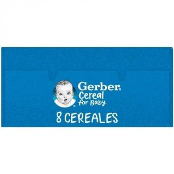Nestlé Gerber Cereal Infantil 8 Cereales, Estuche de 500g