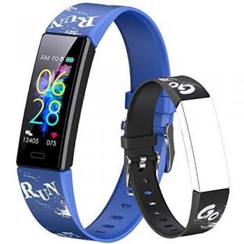 Dwfit Pulsera Actividad Inteligente Reloj Inteligente para Niños Niñas, Impermeable IP68 Deportivo Smartwatch con Podómetro Pulsómetros Monitor de Sueño Contador de Caloría
