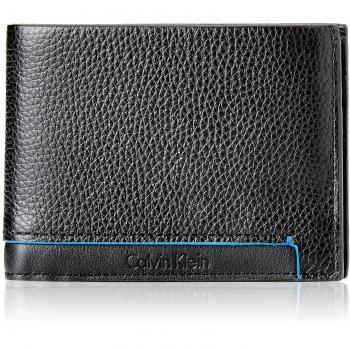 Calvin Klein - Lars+ 5cc+coin, Carteras Hombre, Negro