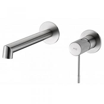 Grifo de lavabo empotrado monomando con montaje en pared - Grifería empotrada disponible en diferentes colores, serie Mice Collection