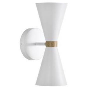 Aplique de Pared Greta Blanco 2xE27 - Iluminación Ambiental de Dos Focos