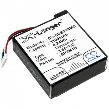 Li-ion Camera Battery 3.85V 1.22Ah SPTM1B for GoPro Hero 7 Silver/White