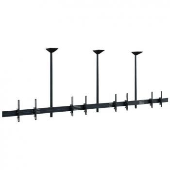 Hagor CPS Menuboard Ceiling Mount Kit for 46-65 LCD/Plasma Displays with Lockable Side-by-Side Configuration and VESA Adapters