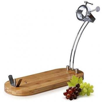 Metaltex JAMONERO Madera Giratorio, Negro, Estandar