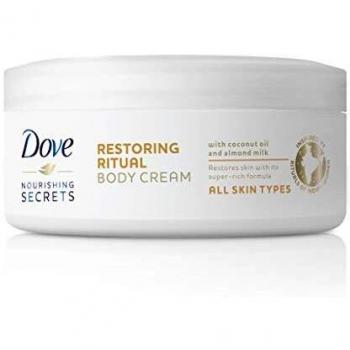 Dove Aceite de Coco y Leche de Almendras Loción Crema Corporal Tarro 250 ml