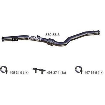 Tubo de Escape Central ERNST 350563 para Mercedes-Benz A2044903847 A2044906120 A2044900047