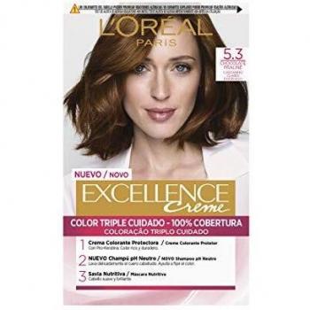L'Oréal Paris Excellence Cream Color Treatment Triple Care 1 un. 5.3 Castaño Claro Dorado