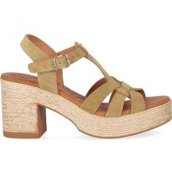 Chika10 Sandalia Plataforma de Mujer TORROX 01 Beig/Beige