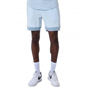 Project X Paris Labyrinth Printed Ice Blue Shorts S
