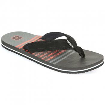 RIP CURL Ripper Chanclas Hombres Negro/Rojo - 40 - Chanclas
