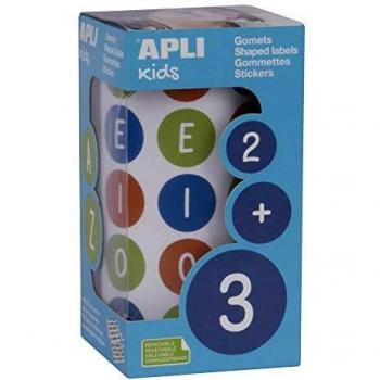 APLI Kids 16797-Rollo gomets vocales Ø 20 mm
