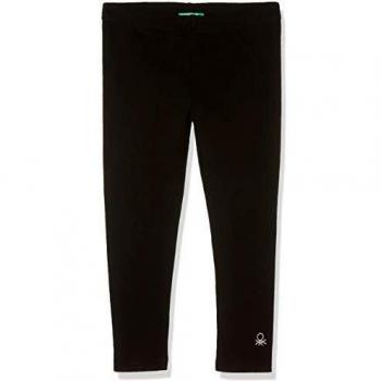 United Colors of Benetton, Leggings para Niñas, Negro