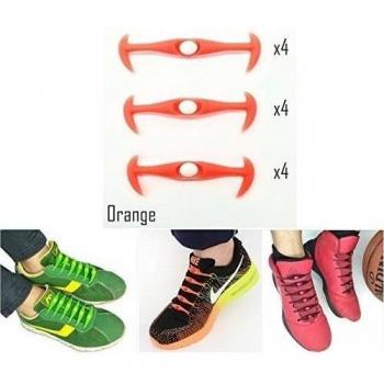 BazarAZ Ndb1498 - Cordones de zapatos  unisex naranja Arancione universale